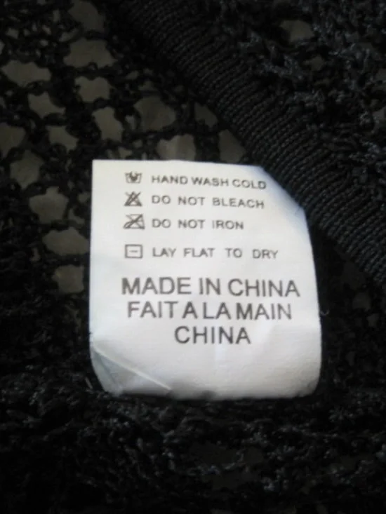 Creation Crochet Knit Cardigan With Tie Front - Picture 5 of 5